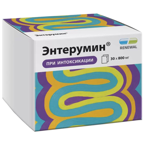 Энтерумин 800мг капсулы Реневал, 30 шт.