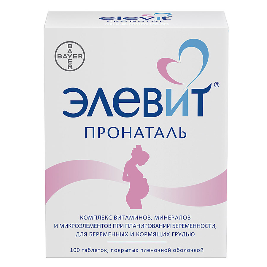 Элевит пронаталь таблетки, 100 шт.