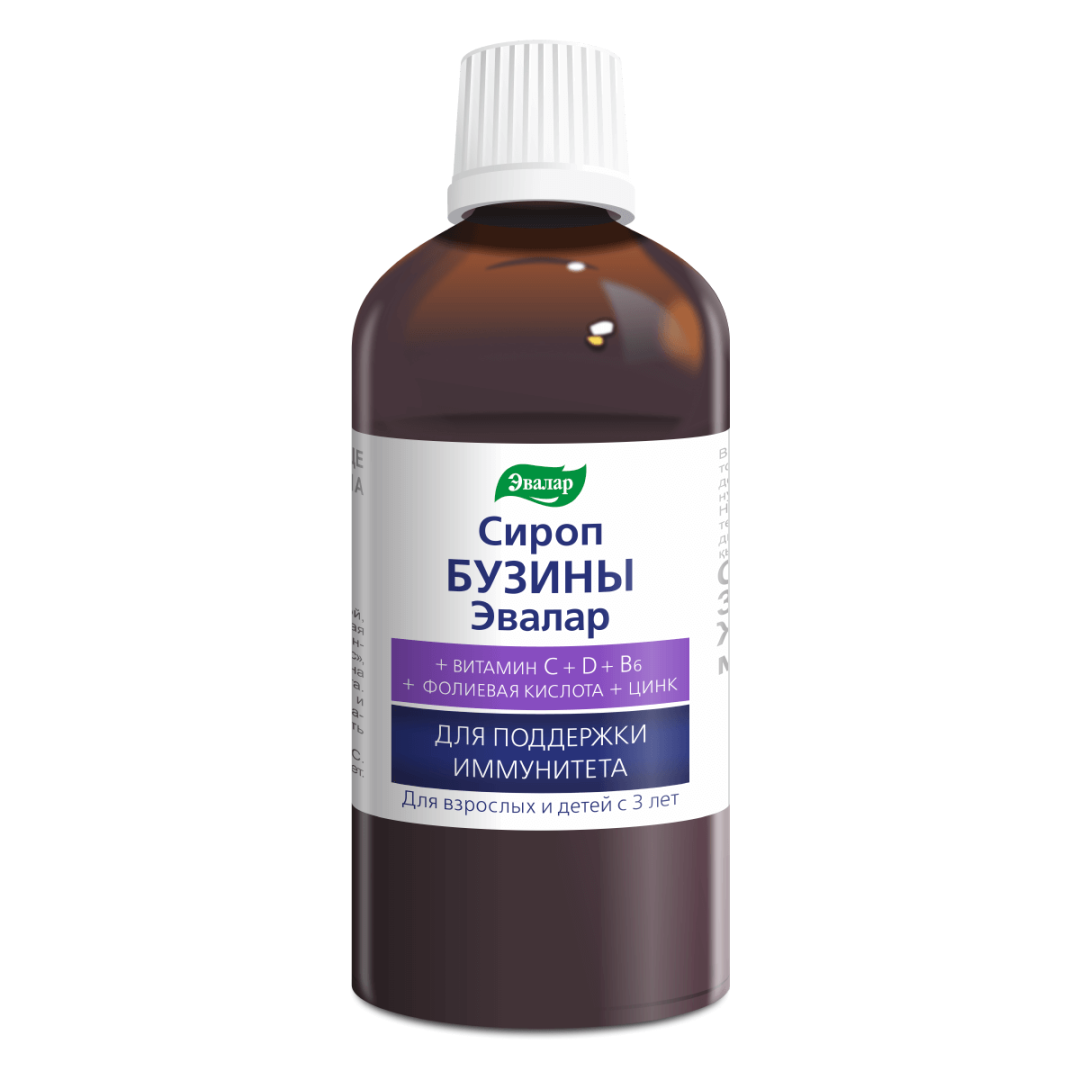 Бузина сироп Эвалар, 100 мл