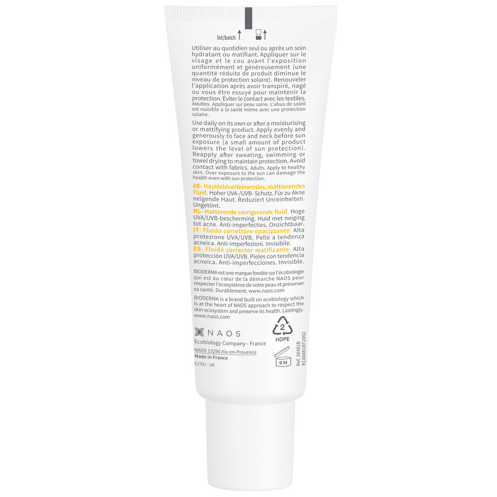 Bioderma Photoderm AKN MAT солнцезащитная матирующая эмульсия для кожи с несовершенствами SPF 30, 40 мл