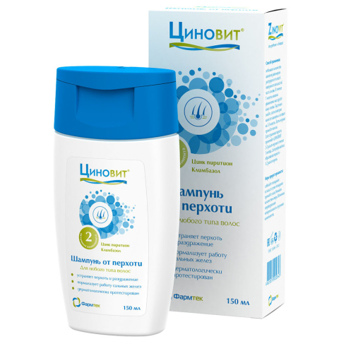 Циновит шампунь от перхоти, 150 мл