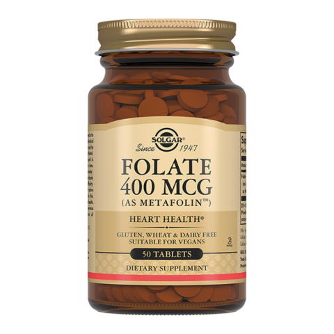 Solgar / Солгар Фолат 400 мкг Метафолин таблетки, 50 шт.