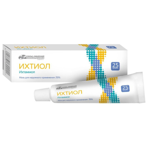 Ихтиоловая мазь 20%, 25г