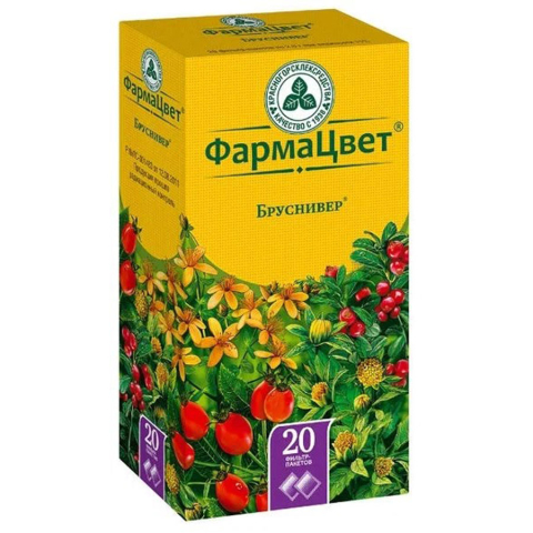 Сбор бруснивер 2г фильтр-пакеты, 20 шт.