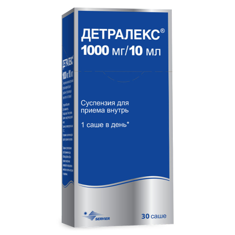 Детралекс 1000 мг/10 мл саше, 30 шт.