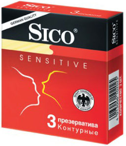 Сико презервативы сенситив контурные, 12 шт.