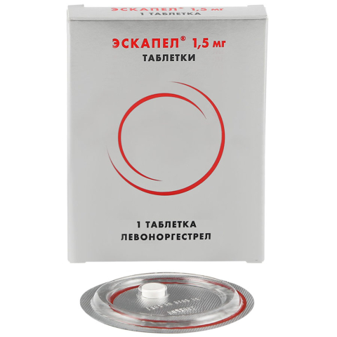 Эскапел 1,5мг таблетки, 1 шт.