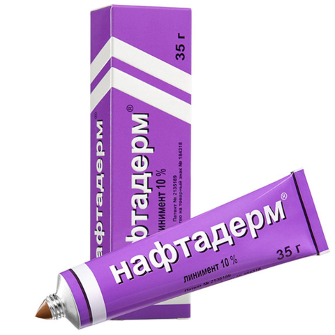Нафтадерм 10% линимент, 35г