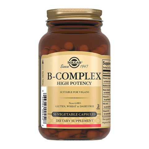 Солгар в-комплекс капсулы, 50 шт.