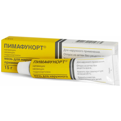 Пимафукорт мазь, 15г