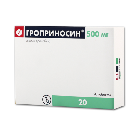 Гроприносин таб 500мг №20