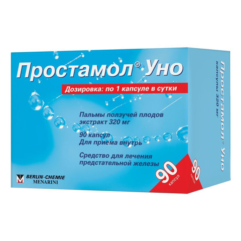 Простамол Уно 320 мг капсулы, 90 шт.