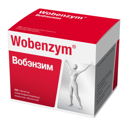 Вобэнзим таблетки, 200 шт.