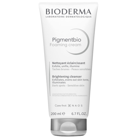 Bioderma Pigmentbio осветляющий и очищающий крем, 200 мл