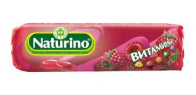 Натурино пастилки с витаминами и натуральным соком малина, 36,4г