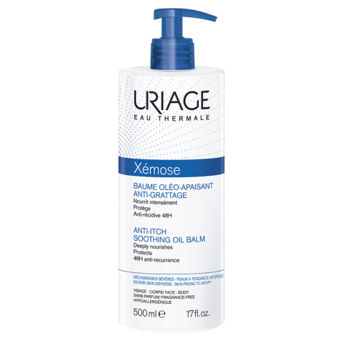 Урьяж Ксемоз бальзам липидовосстанавливающий против раздражений помпа, 500 мл