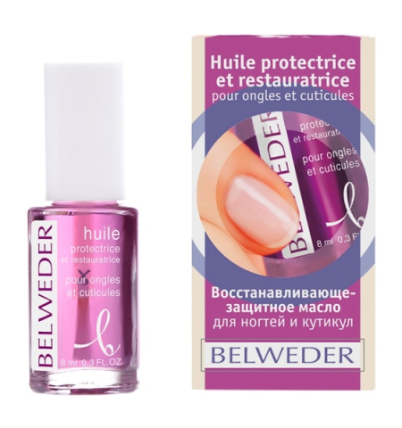 Belweder восстанавливающе-защитное масло для ногтей и кутикул 8 мл