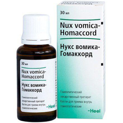 Нукс Вомика-Гоммакорд капли, 30 мл