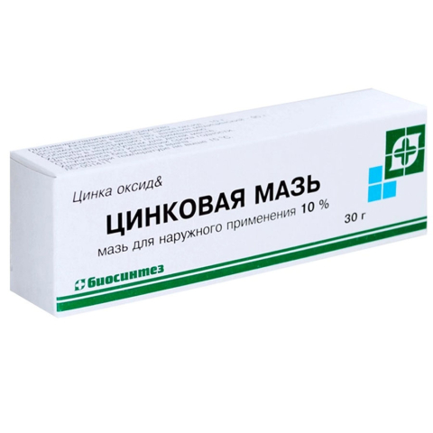 Цинковая 10% мазь, 30г