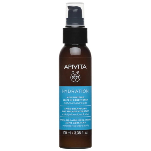 Apivita кондиционер-спрей для волос с гиалуроновой кислотой и алоэ не смываемый, 100 мл