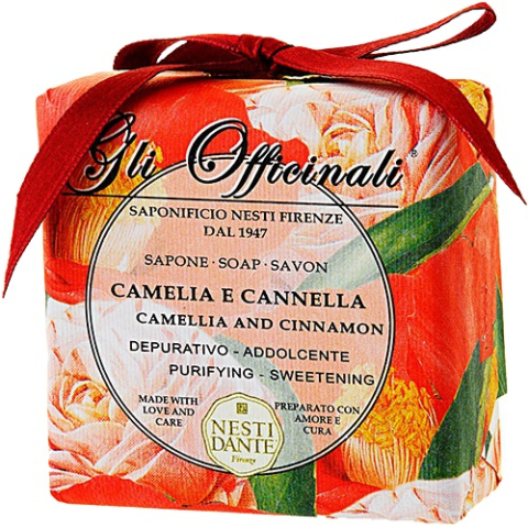 Нести Данте мыло камелия и корица, 200 г
