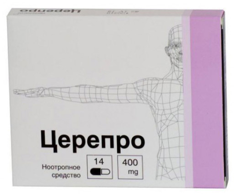 ЦЕРЕПРО 400МГ N28 КАПС.