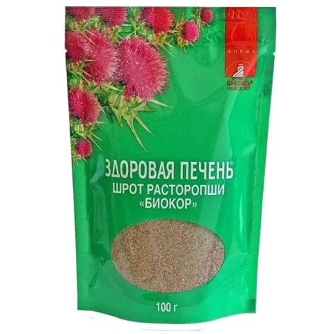 Шрот расторопши Биокор, 100 г
