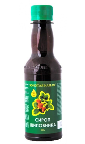 Сироп шиповник Золотая капля 250мл