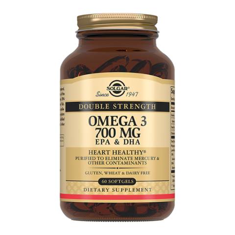 Solgar / Солгар Двойная Омега-3 ЭПК/ДГК 700 мг капсулы, 60 шт.