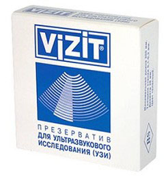 Визит (Vizit) Презервативы для УЗИ, 1 шт.