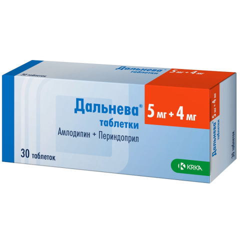 Дальнева 5 мг + 4 мг, таблетки, 30 шт.