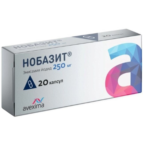 Нобазит 250 мг 20 шт.табл. п.о.