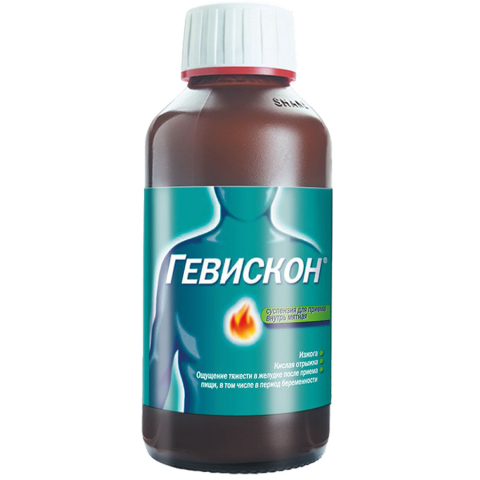 Гевискон мята суспензия, 150 мл