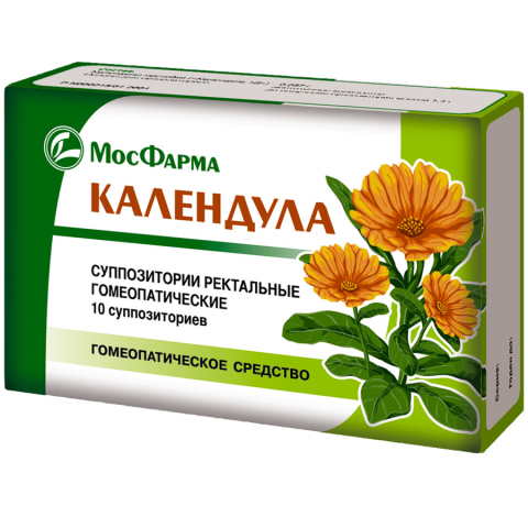 Календула суппозитории ректальные, 10 шт.