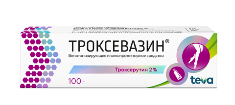 Троксевазин 2% гель, 100г