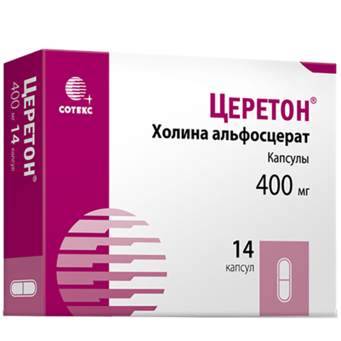 Церетон 400 мг капсулы, 14 шт.