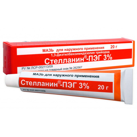 Стелланин-пэг 3% мазь, 20г