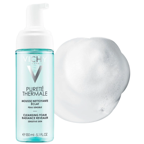 Виши Пюрте Термаль очищающая пенка придающая сияние, 150 мл