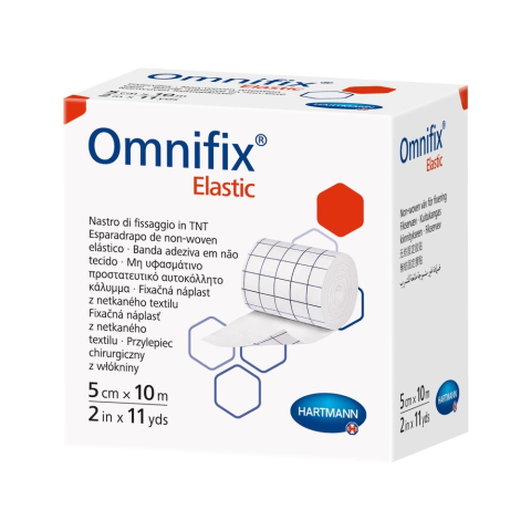 Пластырь нетканый фиксирующий omnifix elastic/омнификс эластик нестерильный 10 мx5 см