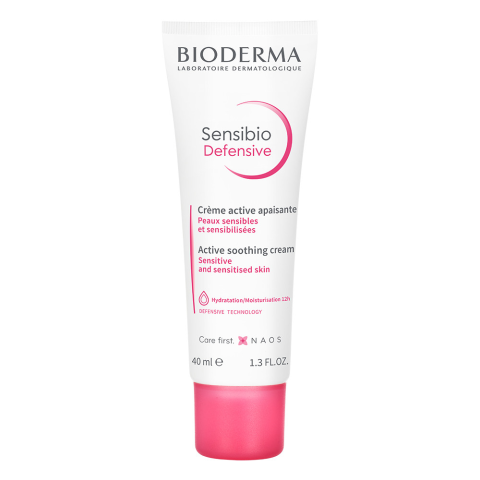 Bioderma Sensibio Defensive Легкий крем для чувствительной кожи, 40 мл